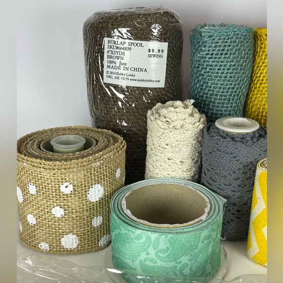 Crafting ribbon bundle lot, 16 pieces - Picture 6 of 9